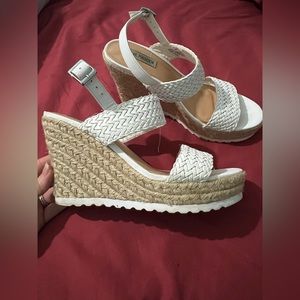 Steve Madden wedge heels, size 7.5.